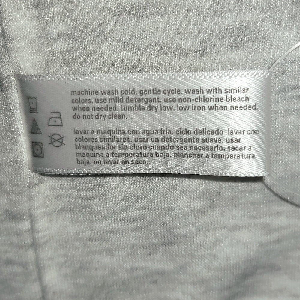 Three Dots Knit Puffer Jacket Full Zip Womens Sz XL Oatmeal‎ Cream Zip Pockets - Picture 15 of 15